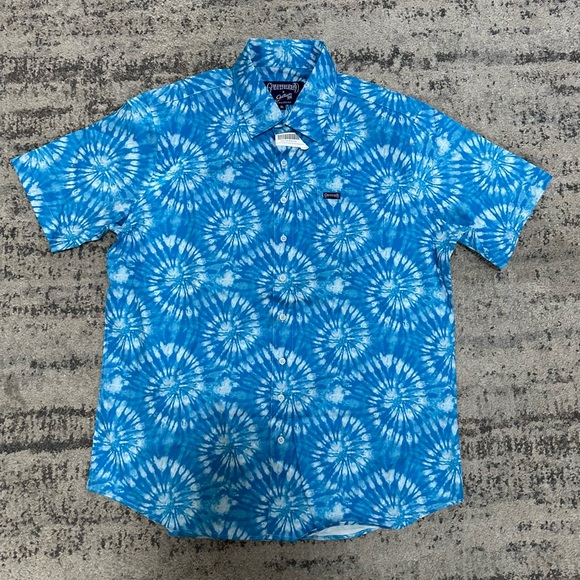 Grateful Dead Other - Grateful Dead x Section 119 Blue Tie-Dye Men's Shirt Size XL